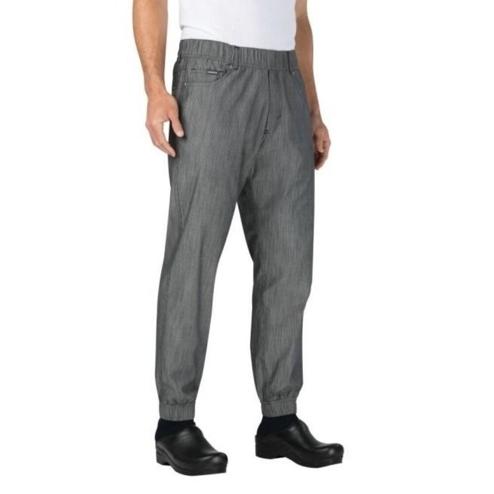 NEW Chef Works Mens Urban Jogger sz Medium grey